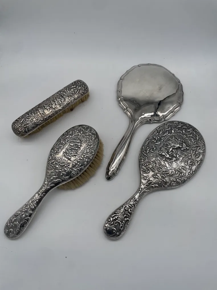 Dressing table set (4) - .835 silver #1.0