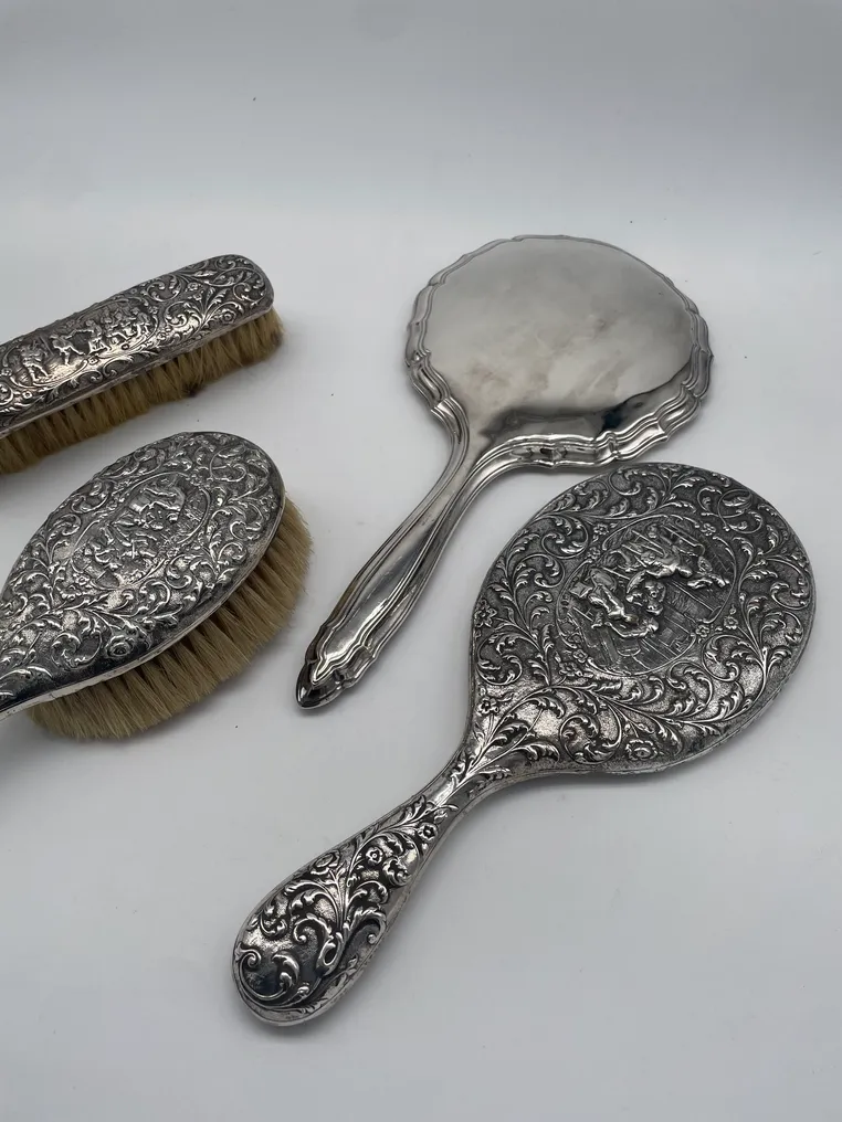 Dressing table set (4) - .835 silver #3.2