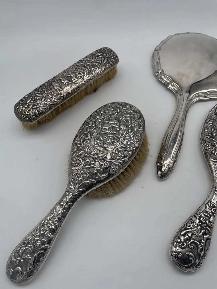 Dressing table set (4) - .835 silver #4.3