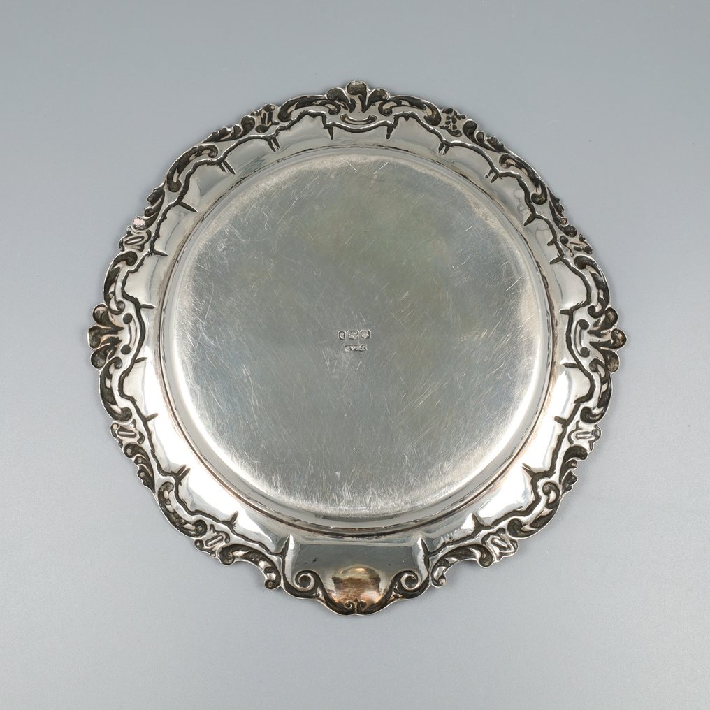 James Dixon & Sons Flessenbak / wijnfles onderzetter - Palack alátét - .925 ezüst #3.2