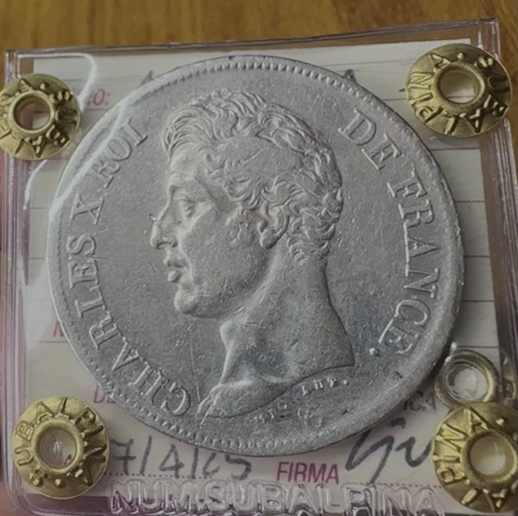 France. Charles X. 5 Francs 1826-M, Toulouse  (No reserve price) #1.0