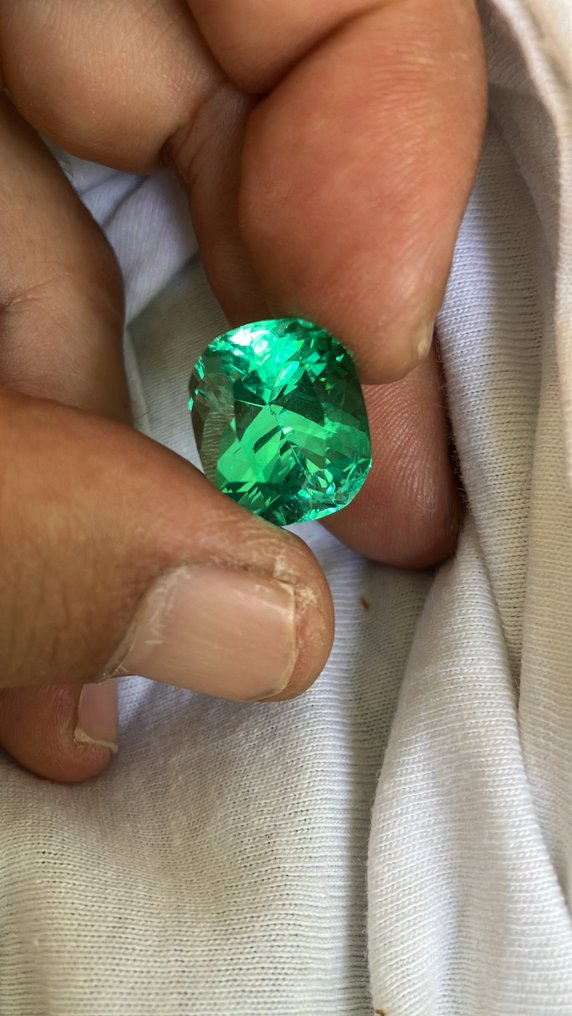 1 pcs  绿色 祖母绿  - 13.00 ct - 美国宝石研究院（GIA） #3.2