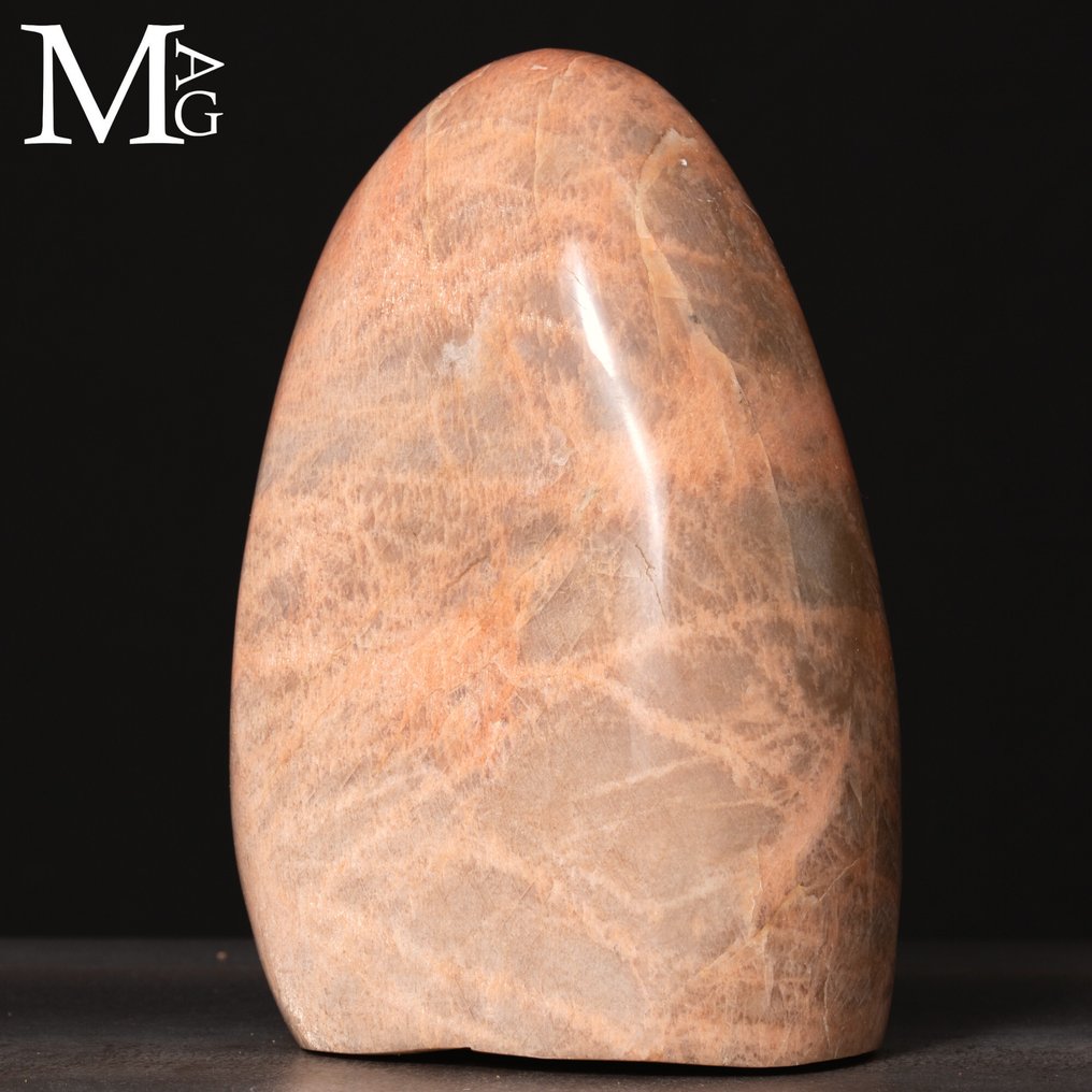 优雅光滑 - 粉色太阳石 粉色太阳石 – 自由形态 - 高度: 208 mm - 闊度: 136 mm- 4770 g #1.0