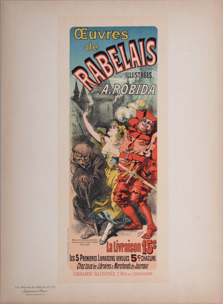 Jules Chéret (1836-1932) - Les Maîtres de l'Affiche : Oeuvres de Rabelais #1.0