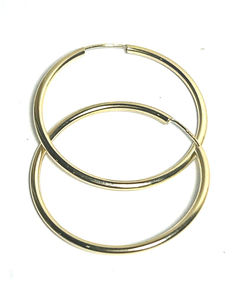 Nincs minimálár - Hoop fülbevaló - 18 kt. Sárga arany #2.1