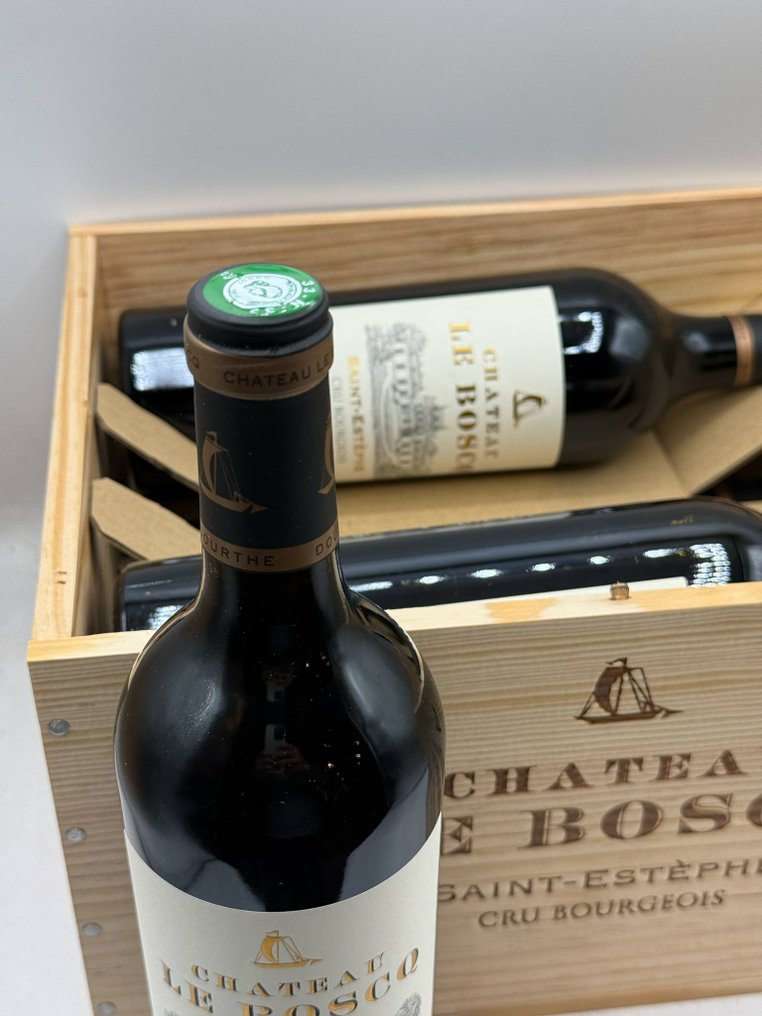2017 Chateau Le Boscq - Saint-Estèphe Cru Bourgeois - 6 Flaskor (0,75L) #3.2