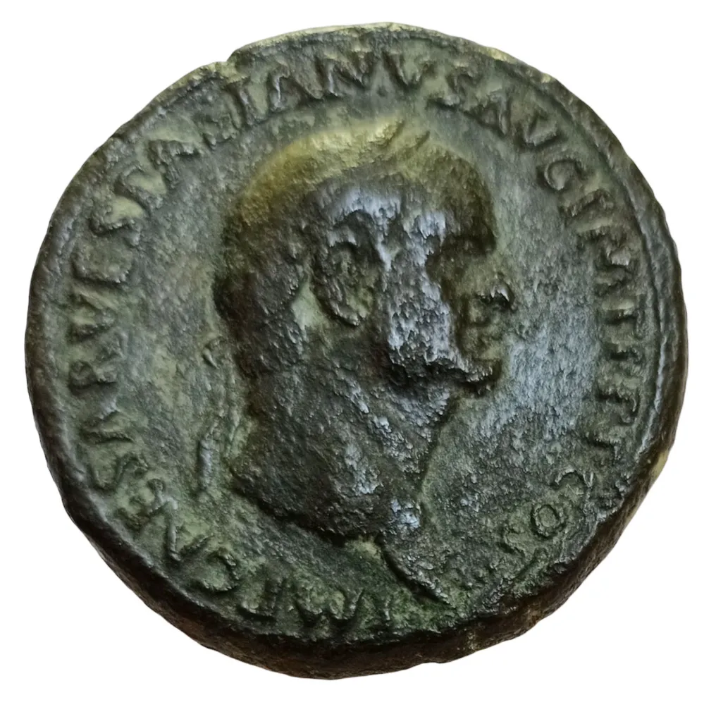 Romarriket. Vespasian (AD 69-79). Sestertius Rome 71 AD - Pax #1.1