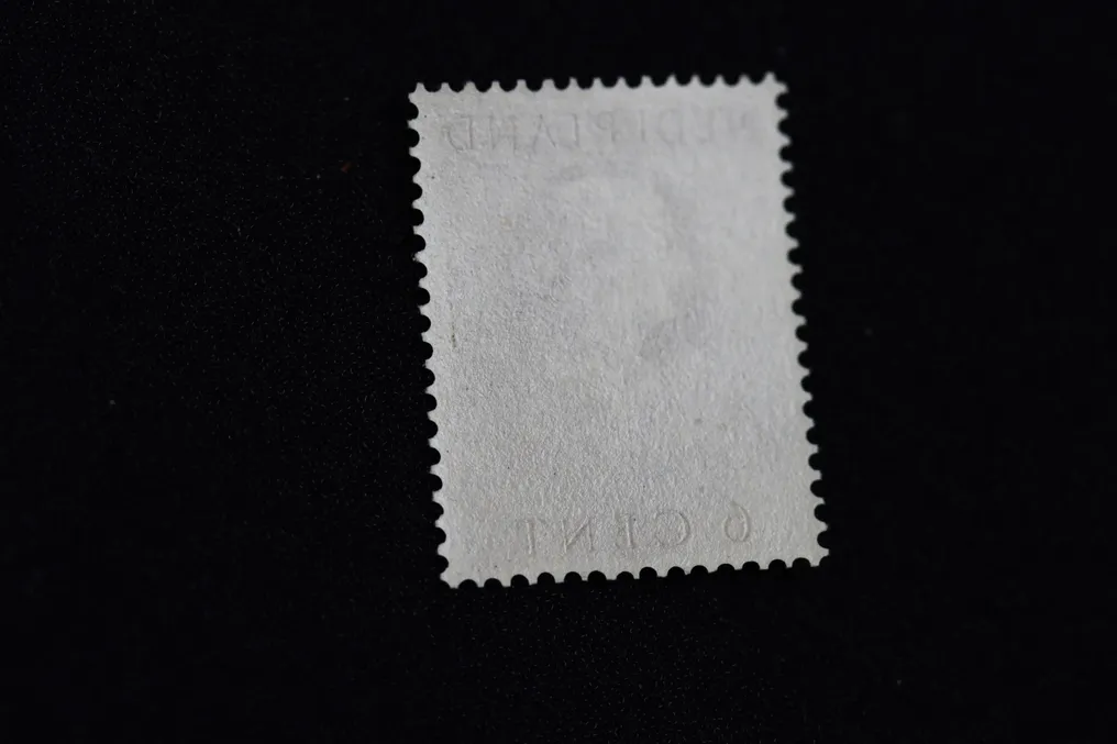Holland 1951/1958 - (6 Cent) / Pladefejl (Punkt Over 6) #3.2