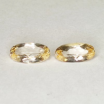 2 pcs Topáz - 1.82 ct - Antwerpeni Drágakővizsgálati Laboratórium (ALGT) - IMPERIAL TOPAZ #2.1