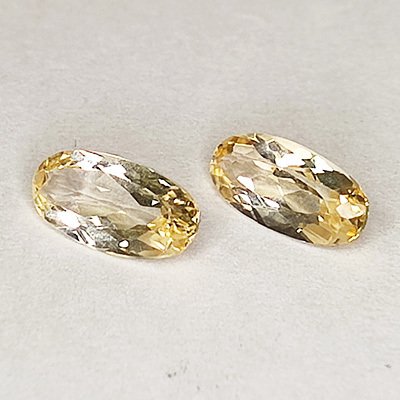 2 pcs Topáz - 1.82 ct - Antwerpeni Drágakővizsgálati Laboratórium (ALGT) - IMPERIAL TOPAZ #3.2