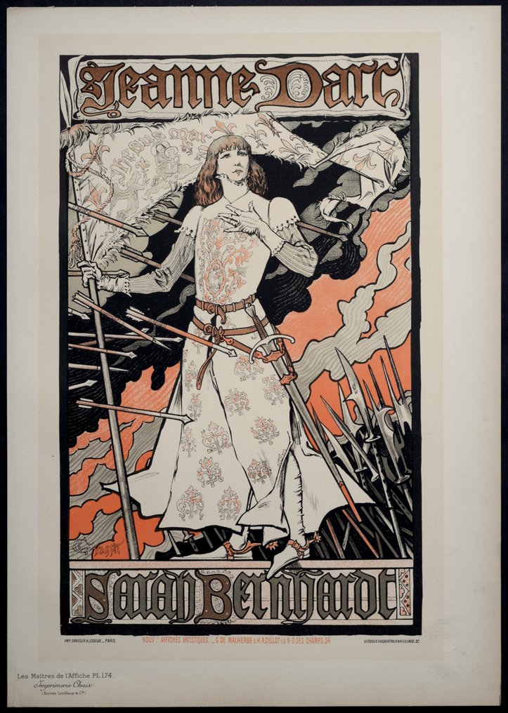 Eugene Grasset (1841-1917) - Les Maîtres de l'Affiche : Jeanne d'Arc #1.0