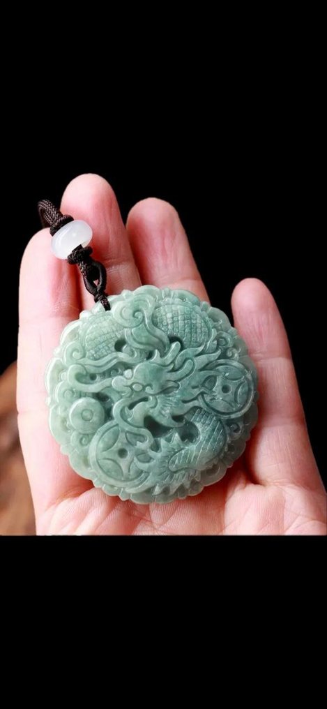 Μενταγιόν από Νεφρίτη Jade πρώτης ποιότητας - Βαθμός AAAA - Μενταγιόν - Κρεμαστό κόσμημα - Κρεμαστό από νεφρίτη #3.2