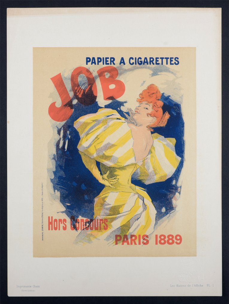 Jules Chéret (1836-1932) - Les Maîtres de l'Affiche : Papier à Cigarettes Job #1.0