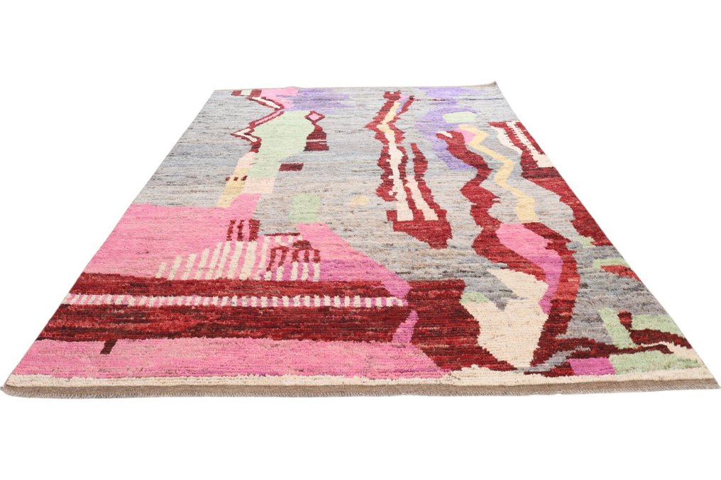 Designer Moroccan carpet - Rug - 200 cm - 197 cm #1.0