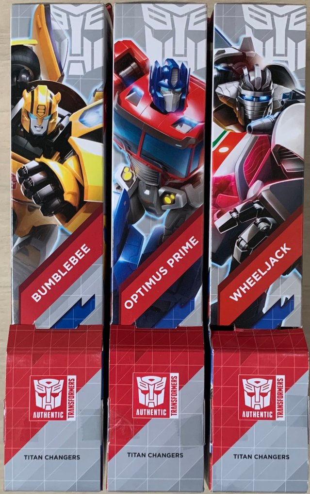 Hasbro - Παιχνίδι 3x Transformers Titan Changers [30cm] New #2.1