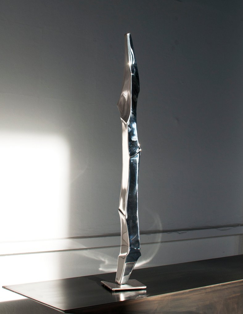 Pol Quadens - Γλυπτό, Flint XI - 70 cm - Χάλυβας - 2024 #1.0