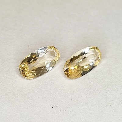 2 pcs Topáz - 1.82 ct - Antwerpeni Drágakővizsgálati Laboratórium (ALGT) - IMPERIAL TOPAZ #4.3