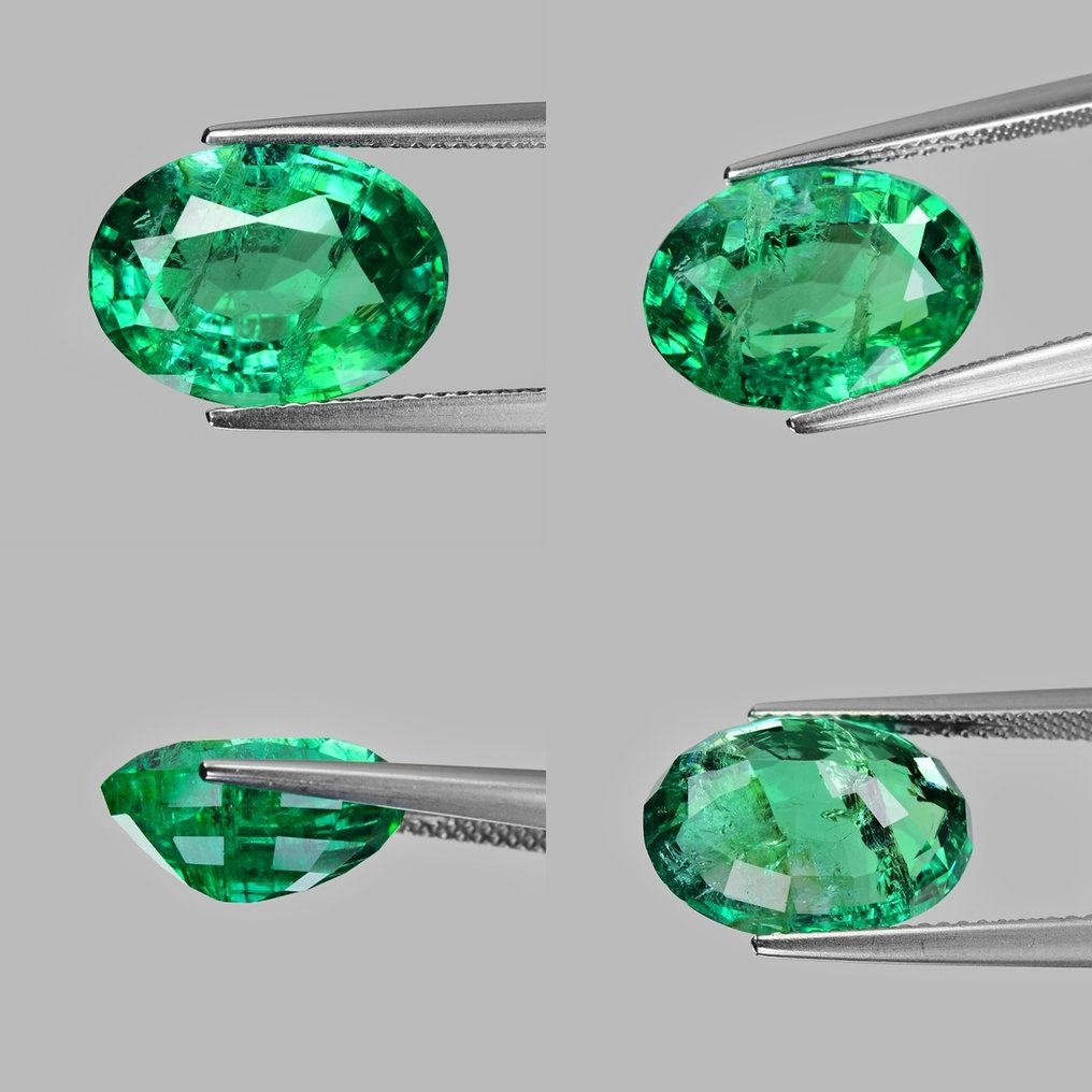 Groen Smaragd - 7.65 ct - Lotus Gemology #4.3