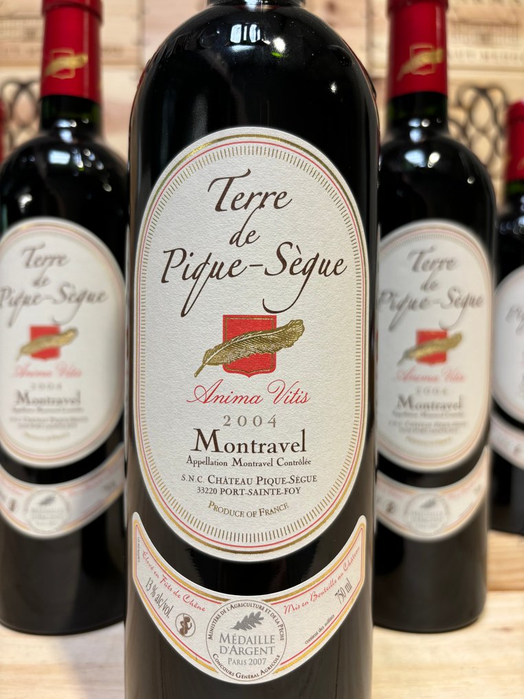 2004 Château Terre de Pique-Sègue Anima Vitis - montravel - 12 Flaskor (0,75L) #4.3