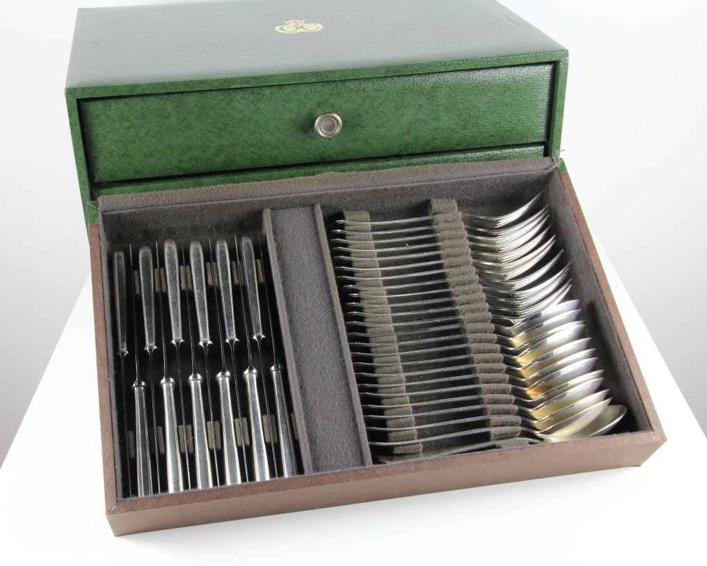 Christofle - Luc Lanel - 餐具套装 (115) - 装饰艺术 - 美国 - 镀银 #4.3