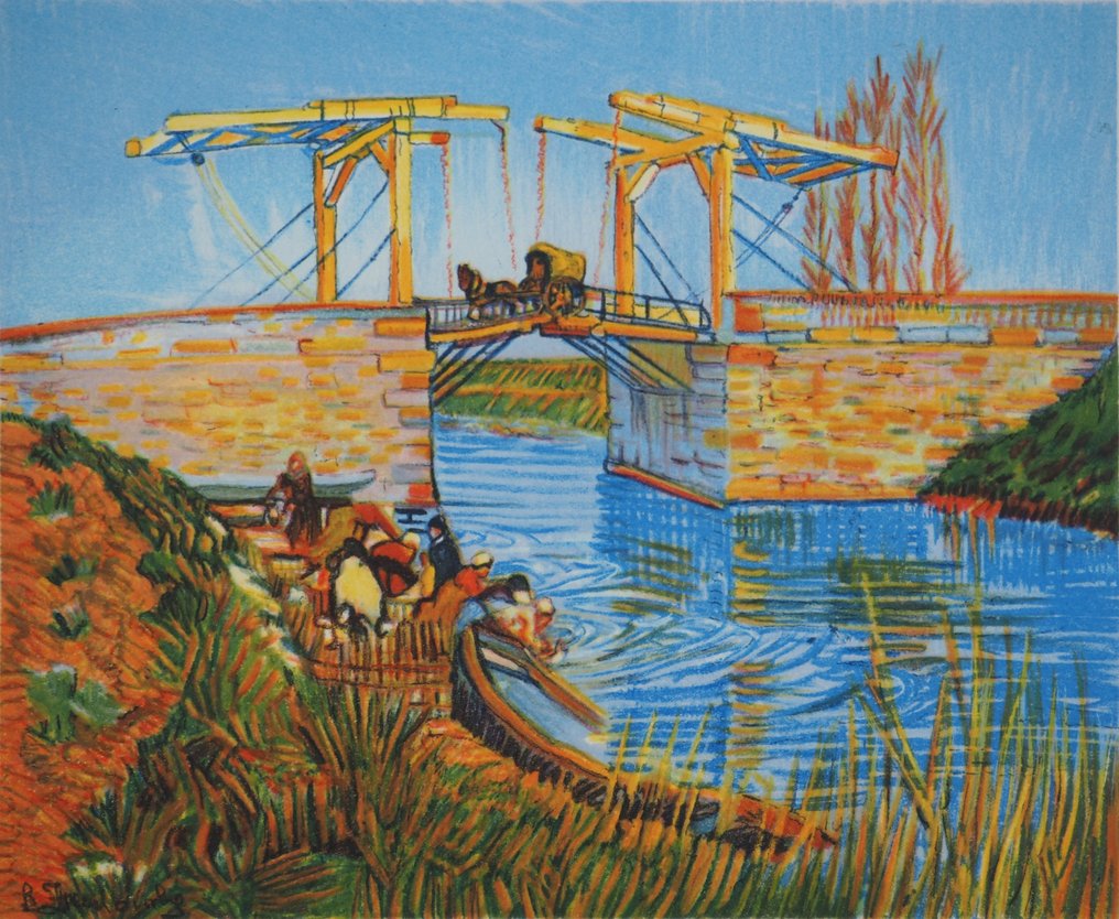Vincent Van Gogh (1853-1890) - Le Pont de Langlois #2.1