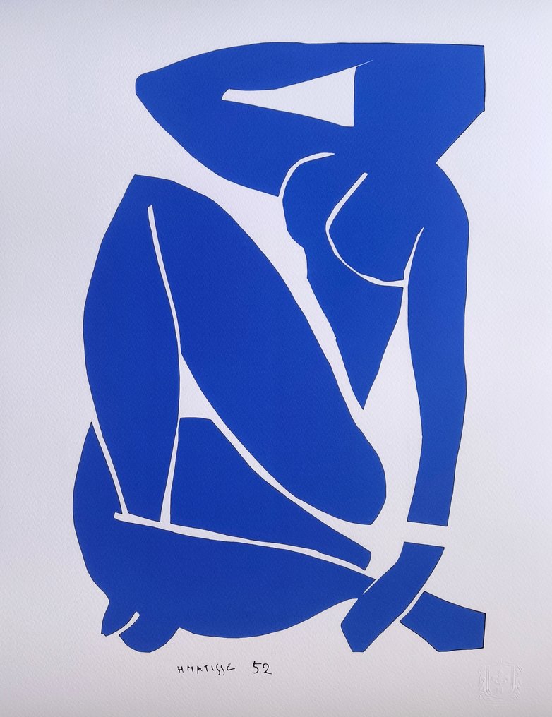 Henri Matisse (1869-1954) (after) - "Nu Bleu III, 1952" #1.0