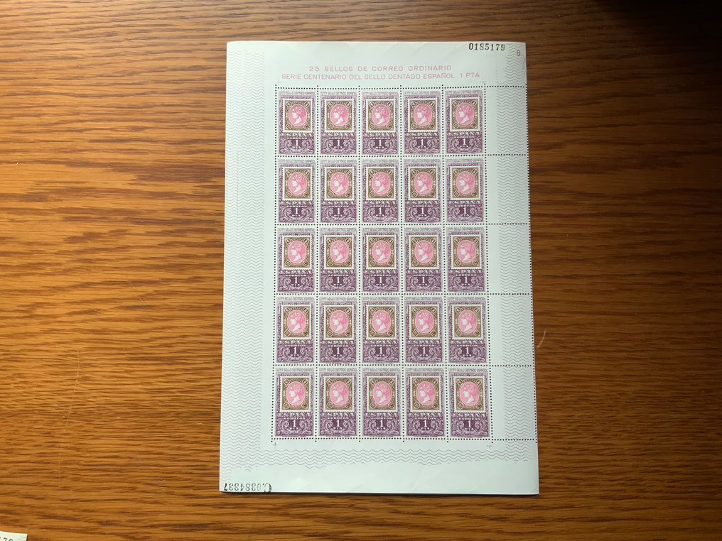 Spain 1956/1978 - Collection of complete sheets of the 2nd Centennials. #4.3