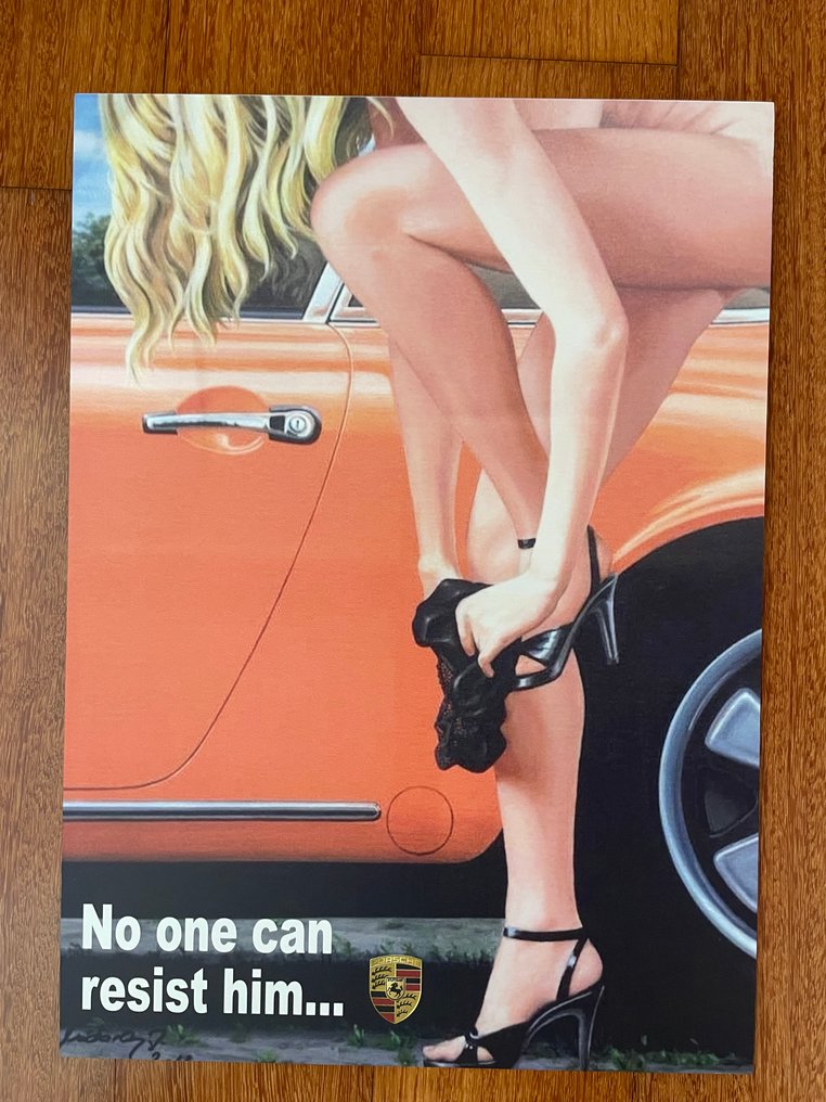 Αλουμίνιο Διαφημιστική Αφίσα Ακαταμάχητη - Porsche - NO ENVIO A CANARIAS #2.1