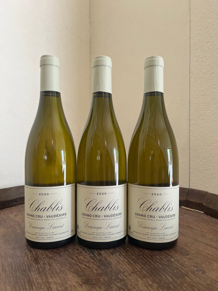 2020 Dominique Laurent. "Vaudésirs" - Chablis Grand Cru - 3 Bottles (0.75L) #1.0