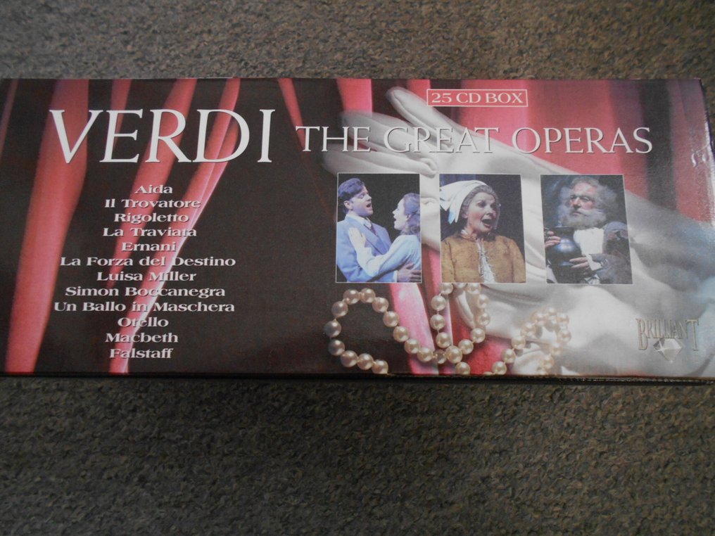 Verdi - Verdi The Great Operas, 25 CDs - Différents titres - Coffret CD - 2000 #1.0
