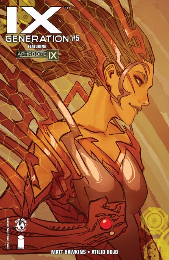 Atilio Rojo - 1 Original page - IX Generation - IXth Generation #5-SIGNED - 2015 #2.1