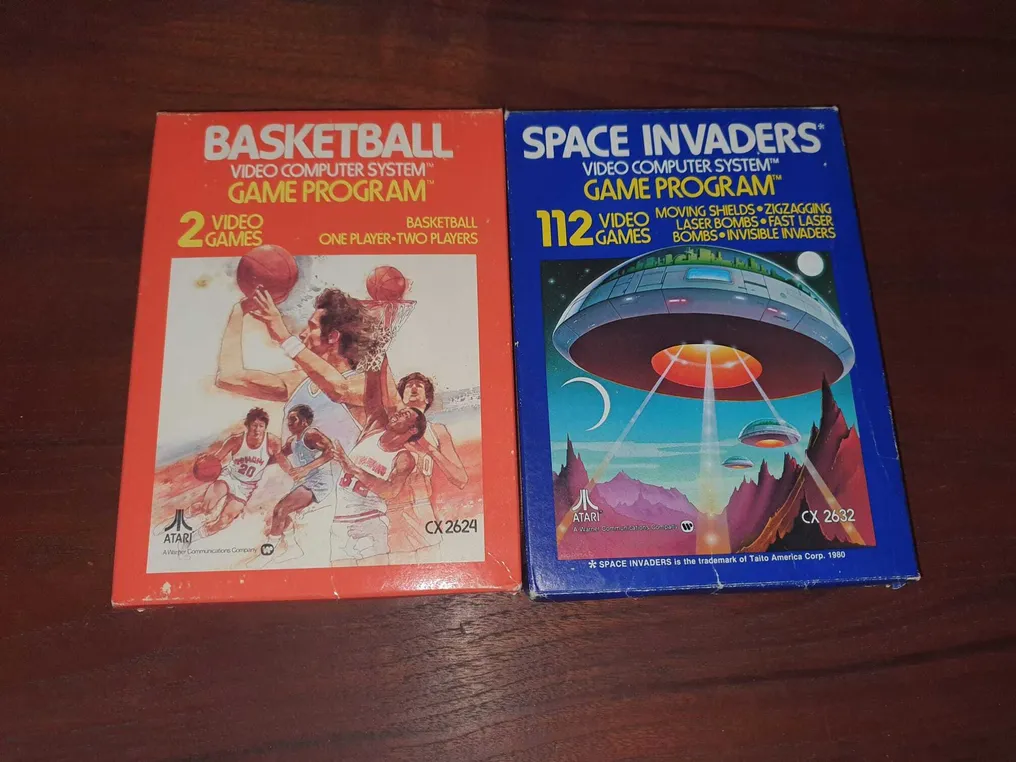 Atari - 2600 VCS - lot of early games + TI-99 - TI Invaders - Video game - In original box #3.2
