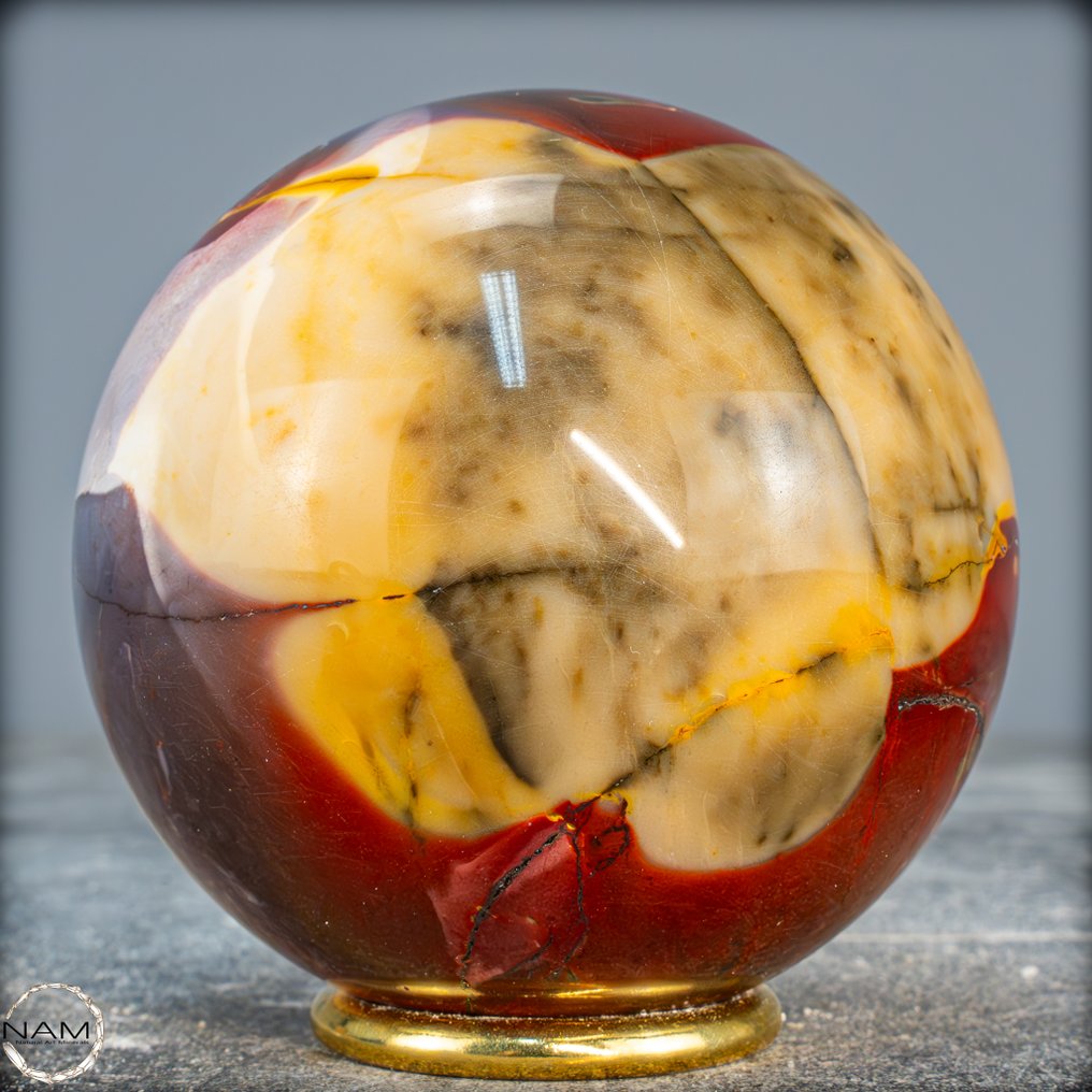 Rare natural top-quality Mookaite Sphere- 775.32 g #2.1