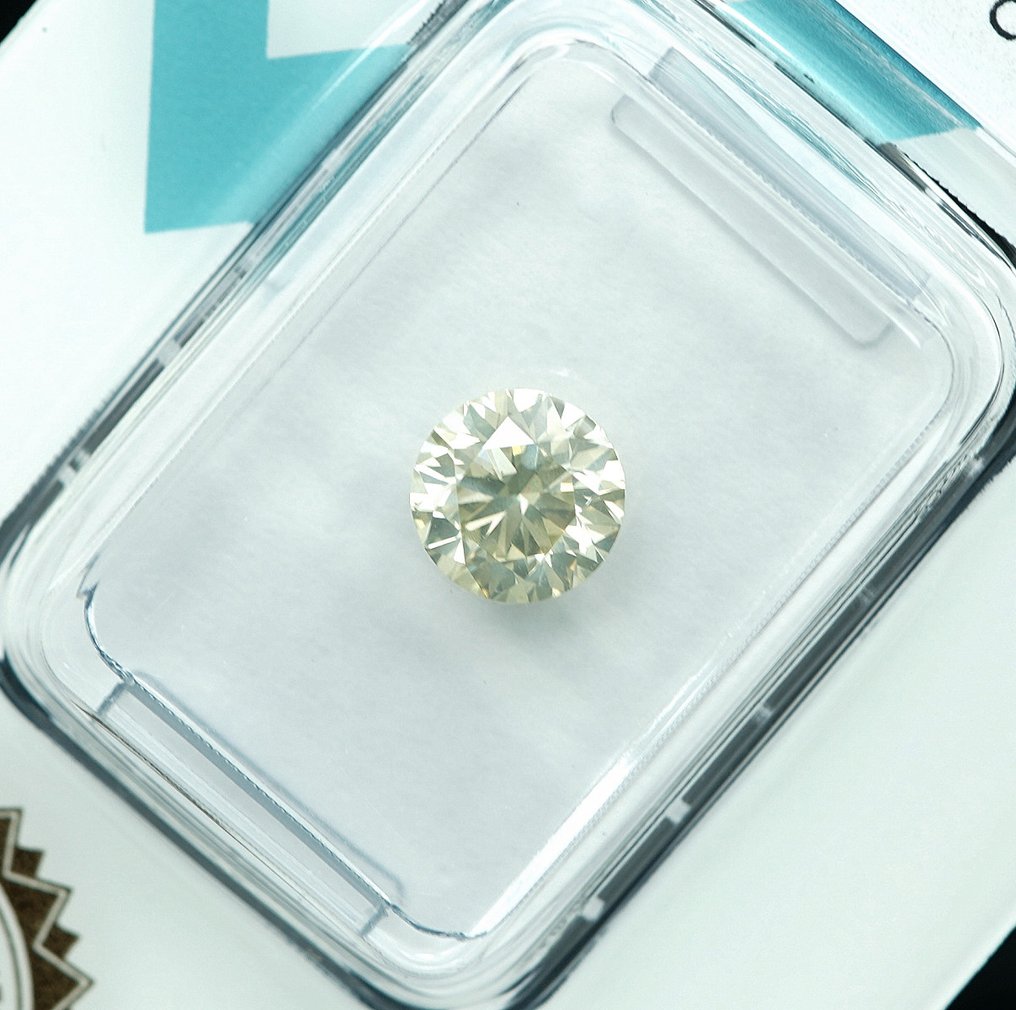 χωρίς τιμή ασφαλείας - 1 pcs Διαμάντι (Φυσικό) - 1.00 ct - Στρογγυλό - I1 - International Gemological Institute (IGI) #3.2