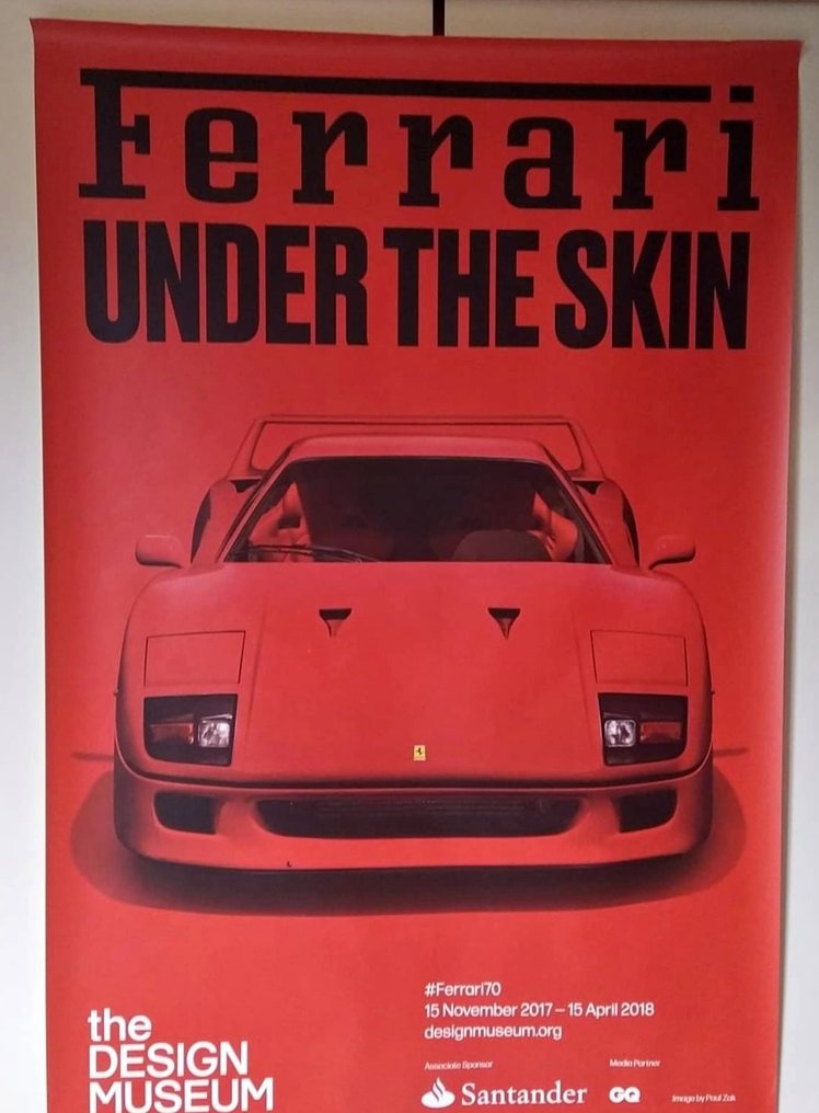 Plakat - Ferrari - Ferrari Under The Skin exhibition at Design Museum 2017 - 2017 #1.0