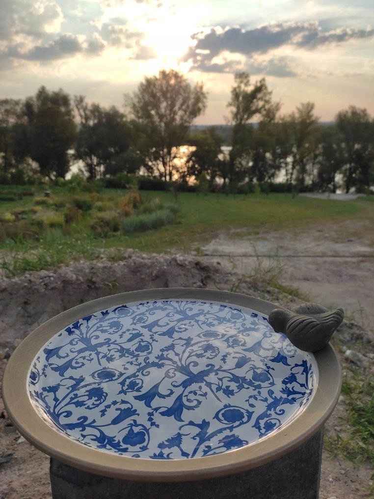 Birdbath - Ceramic birdbath #3.2