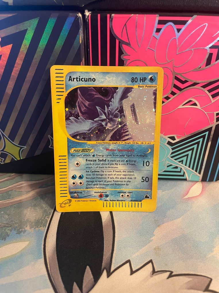 Pokémon - 2 Card - Articuno H3/H32 Foil - WOTC - Skyridge #1.0