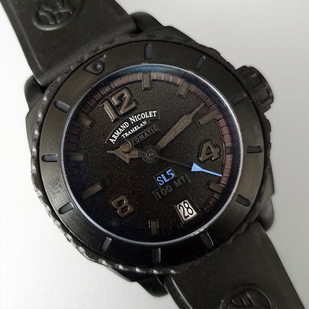 Armand Nicolet - SL5 Date Lady All Black - 9615N-NR-G9615N - Uniszex - 2010-2020 #1.0