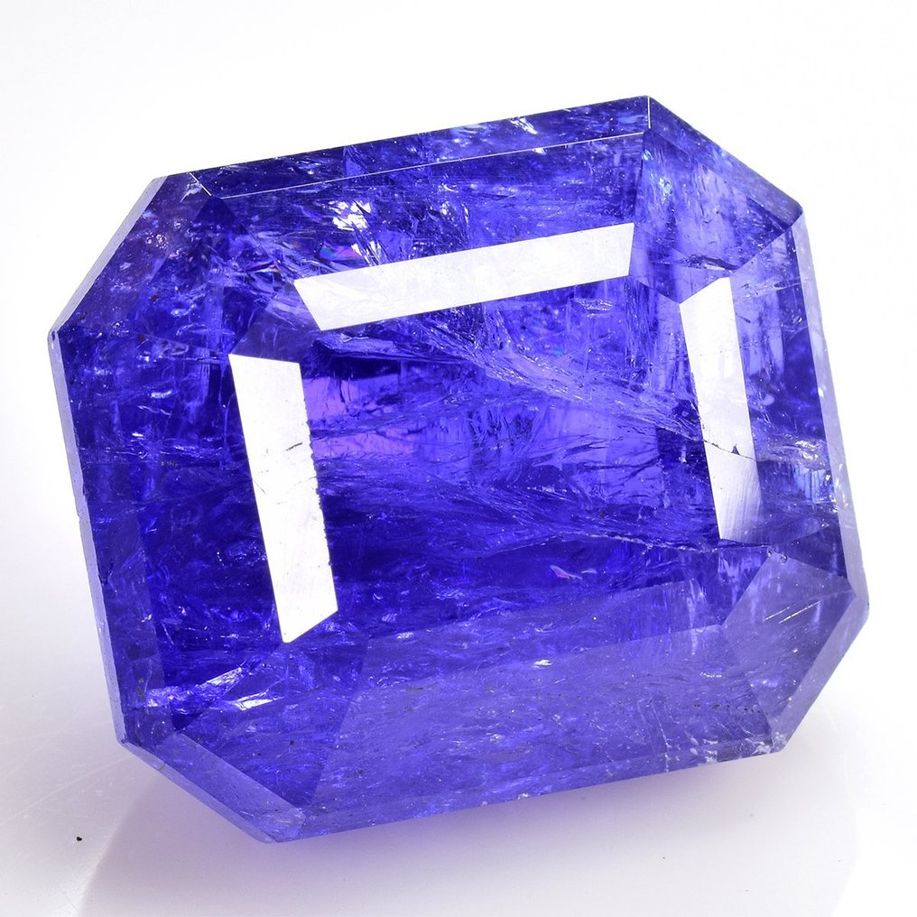 1 pcs 藍色, 紫羅蘭色 坦桑石 - 25.79 ct - 國際有色寶石協會 (ICA GemLab) #2.1