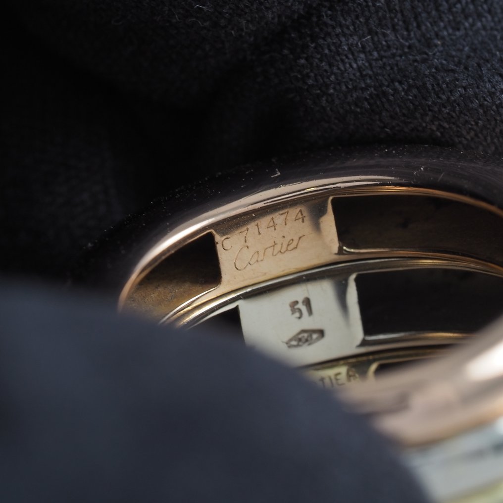 Cartier - 戒指 - 18 克拉 黃金, 玫瑰金, 白金 #3.2