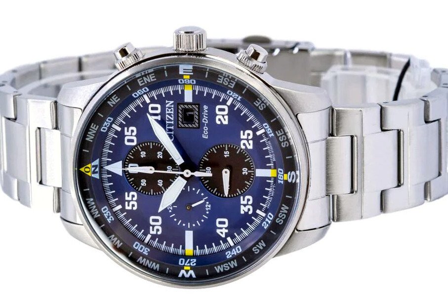 Citizen - "NO RESERVE PRICE" - Aviator Chrono - Eco Drive - 10 BAR - No Reserve Price - Men - 2025 #3.2