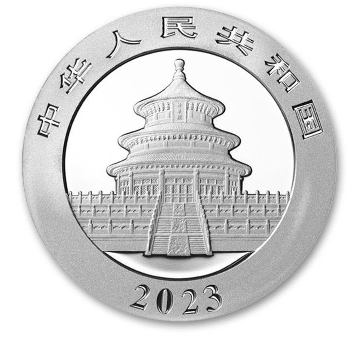 China. 10 Yuan 2023 Chinese Panda – 30g .999 Silver – Original Mint Packaging – BU Condition (Sem preço de reserva) #3.2