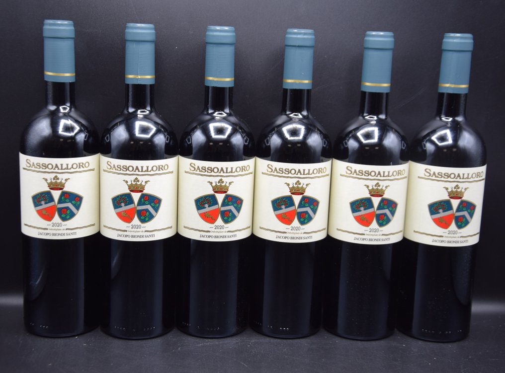 2020 Jacopo Biondi Santi, Sassoalloro - Toscana IGT - 6 Flasker (0,75 L) #4.3