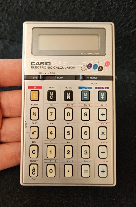 Casio - VL-80 Kraftwerk Electronic Musical Calculator Synthesizer Japan 1981 NEW -  - Keyboard-synthesizer #1.0