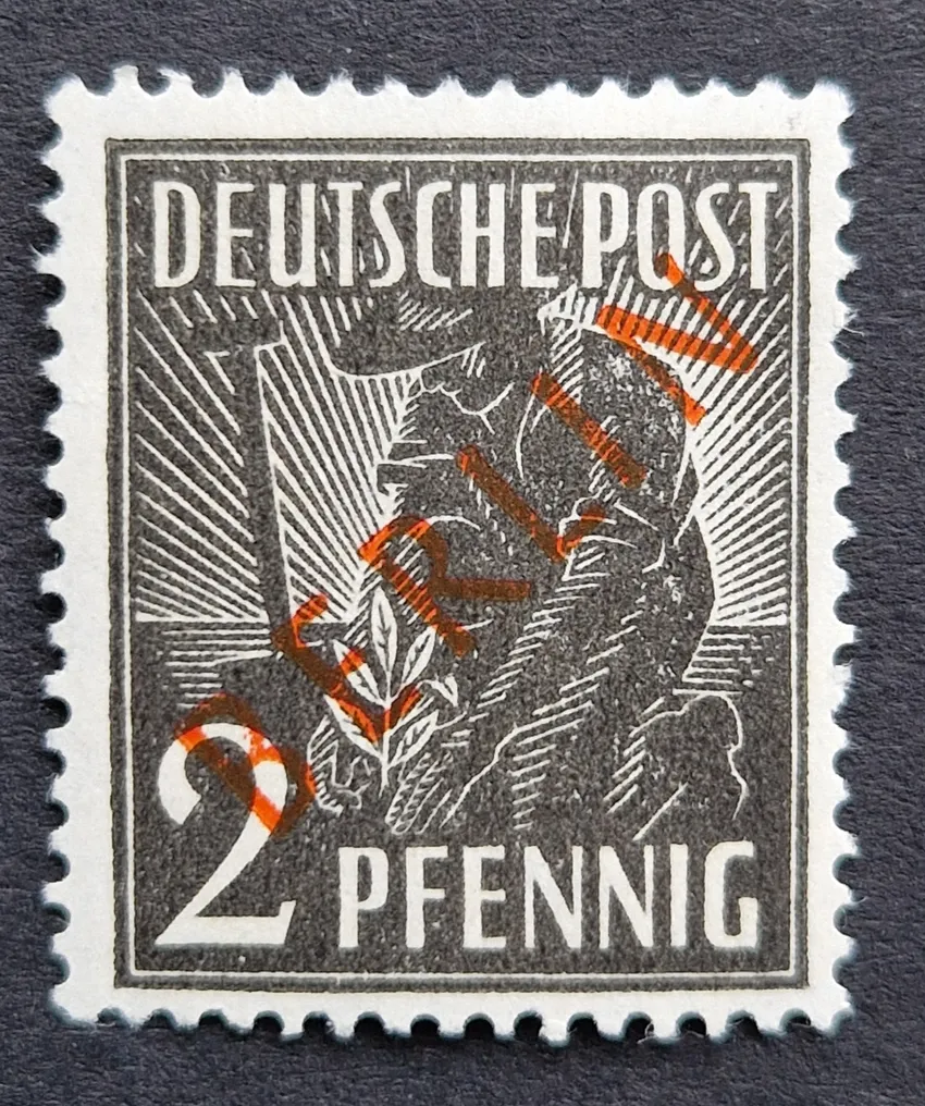 Berlin 1949 - Complete series with red print BERLIN + quality mark #2.1
