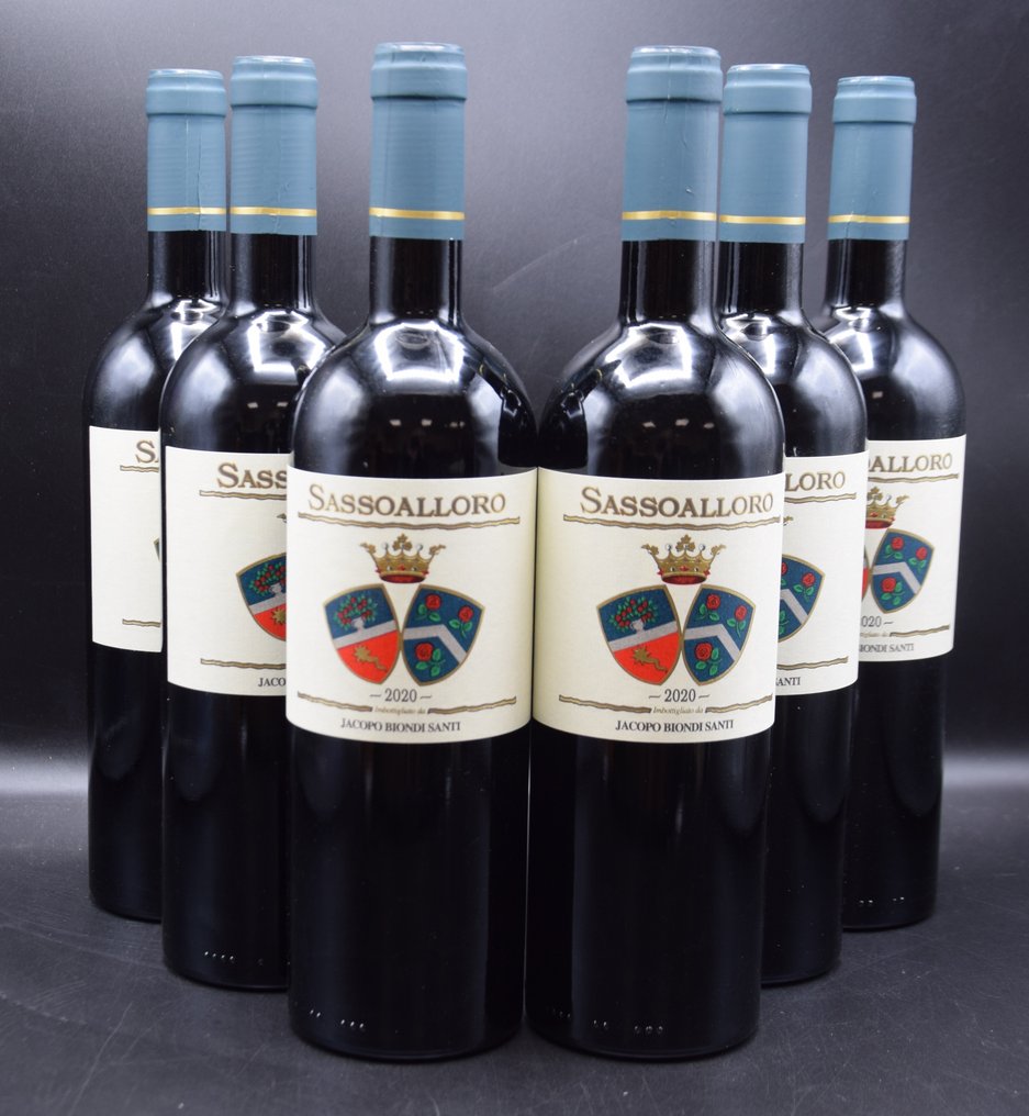 2020 Jacopo Biondi Santi, Sassoalloro - Toscana IGT - 6 Flasker (0,75 L) #1.0