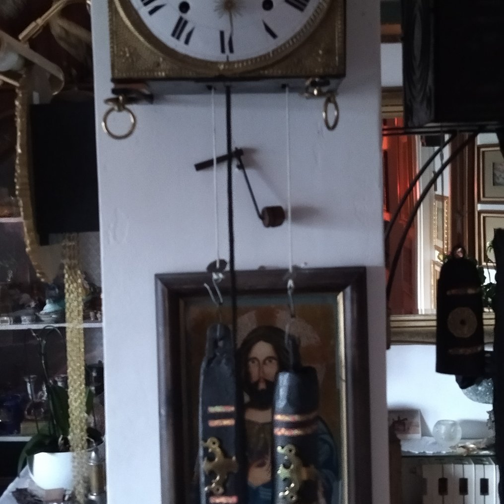 康图瓦兹钟 -   黄铜, 铁, 陶瓷 - 1750-1800年 #4.3