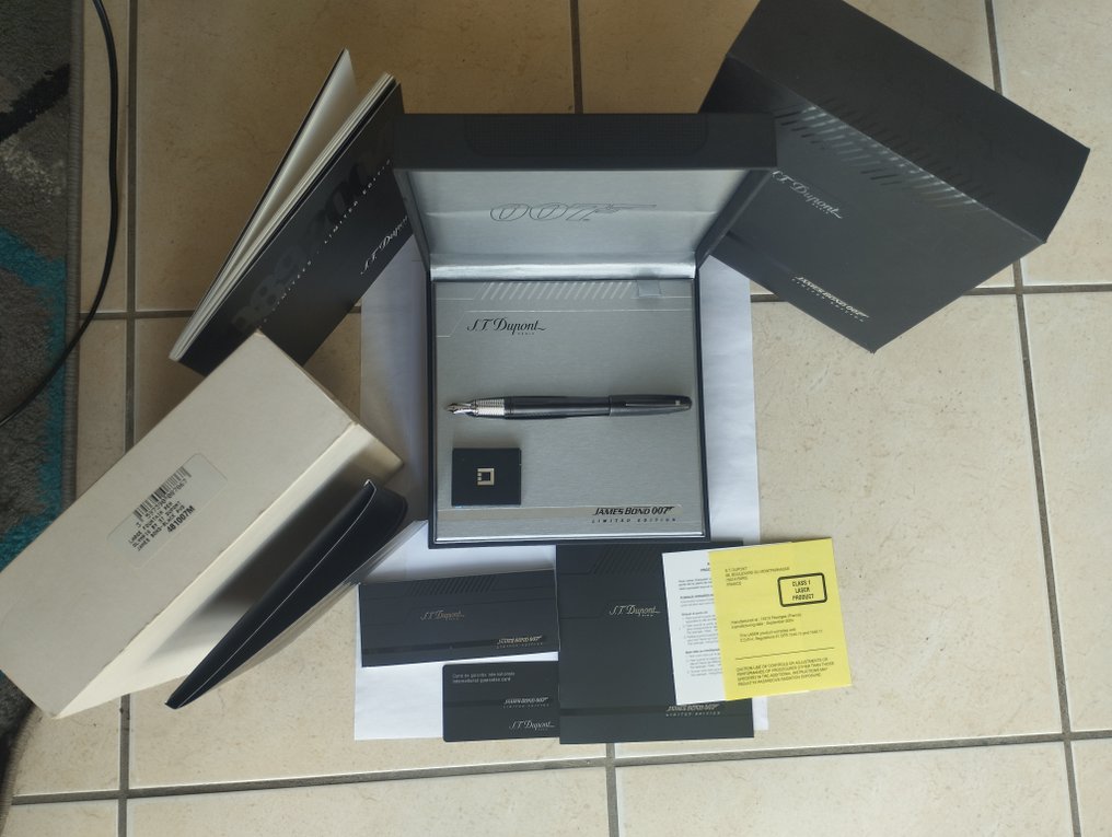 S.T. Dupont - 007 JAMES BOND BLACK PVD LIMITED EDITION 2004 OLYMPIO XL NEW - Fyllepenn #1.0