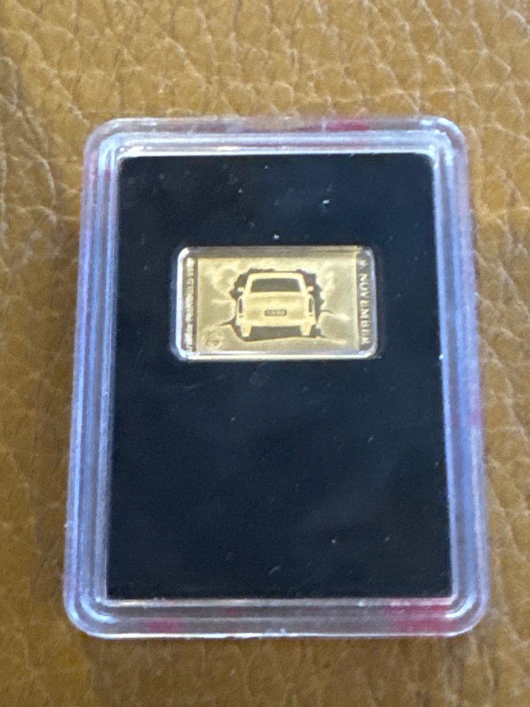 Duitsland. Gold bar Mauerfall., 1/100 Oz (.999)  (Zonder Minimumprijs) #1.0
