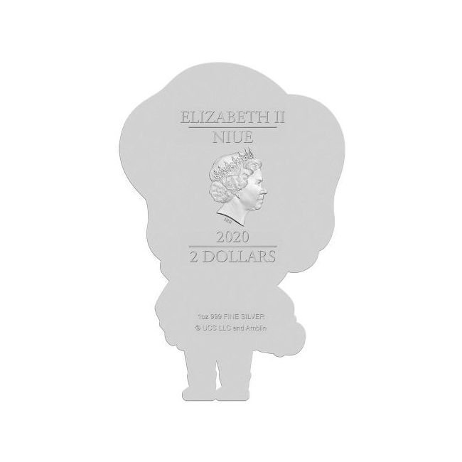 Niue. 2 Dollars 2020-Marty McFly Back To The Future 35th Anniversary Coin- Proof #1.0